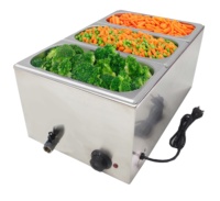 Bain-marie professionnel en acier inoxydable de 600 W pour la restauration et les restaurants