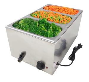 Baño María Profesional de Acero Inoxidable de 600W para Catering y Restaurantes - Product Image 4