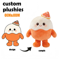 Peluche personnalisée Créez votre Respectueux de la peau Promotion de Noël mignonne Citrouille jouets en peluche personnalisés