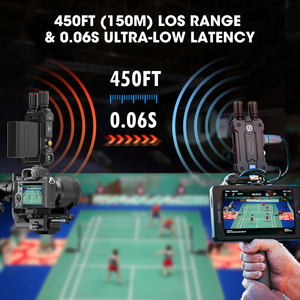 Kit <span class=keywords><strong>Hollyland</strong></span> <span class=keywords><strong>Mars</strong></span> 4K, Transmisión de Video UHD, Transmisor y Receptor de Baja Latencia de 0.06s para Monitor, Cámara de Video y Switch - Product Image 6