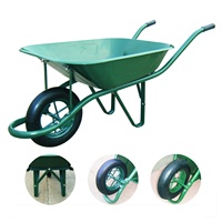 WB 6400 65 L Brouette industrielle robuste pour jardin et construction