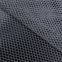 Tissu en maille hexagonale respirant et léger pour sacs filets et trousses de toilette, 100 % polyester