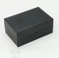 Boîte de rangement pour montres vide avec logo personnalisé, en cuir PU, pour ensemble de montres et bijoux, étui d'emballage de luxe, boîte cadeau tendance