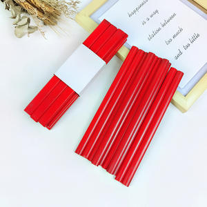 Crayon de charpentier de forme carrée Crayons HB plats en bois de tilleul personnalisés pour les boiseries de constructeur - Product Image 6