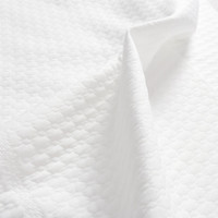 Tissu de matelas léger extensible 220 g/m² en jacquard brocart teint en fil 100 % polyester DTY pour filles