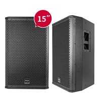 Équipement de sonorisation audio de studio professionnel système pa caisson de basses passif actif haut-parleur gamme complète haut-parleurs professionnels de 15 pouces