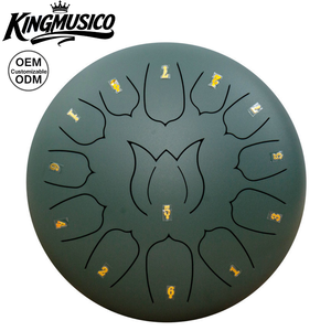 Tambor de Lengüeta de Acero de 12 Pulgadas y 13 Notas |   Tambor <span class=keywords><strong>Zen</strong></span> Estilo Handpan para Niños y Adultos |   Instrumento Musical de Meditación al por Mayor - Product Image 2