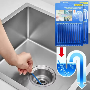 Agent de <span class=keywords><strong>nettoyage</strong></span> des égouts d'évier de cuisine, élimine la pollution par l'huile, <span class=keywords><strong>nettoyage</strong></span> des lavabos, des toilettes, des baignoires, des tuyaux, bâtonnets de <span class=keywords><strong>nettoyage</strong></span> ménager - Product Image 2