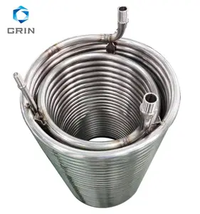 built-in stainless steel coil for boiler heat exchange 304 316L 321