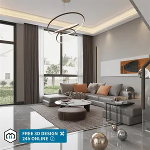 Solusi Lengkap Desain Arsitektur Dekorasi Rumah Vila Mewah 3d Rendering Desain Interior Modern
