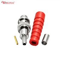 Connecteur coaxial RF haute tension 5000V SHV RP-BNC mâle à sertir 5KV pour amplificateur piézoélectrique câble coaxial RG58 RG142 / SYV50-3