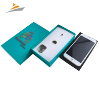 Boîte vide universelle en carton rigide pour téléphone portable, avec couvercle et base, personnalisable (logo, taille, couleur), écologique et recyclable, vente en gros