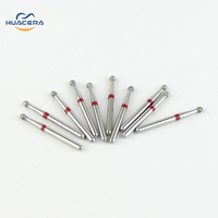 Fraises orthodontiques de haute qualité BR-40F consommables de fraises diamantées dentaires avec mèches de routeur à pointe en carbure de sécurité avancée par Huacera