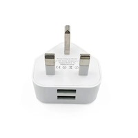 Prise USB HYTO 5V 1A 2A pour prises Iphone adaptateur Usb 3 broches UK chargeur mural Usb