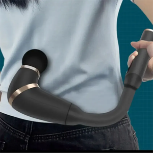 Nuevo modelo de pistola de masaje portátil inalámbrica multifuncional diversificado cabeza doblada Fascia dispositivo de elevación relajación cuerpo brazo - Product Image 3