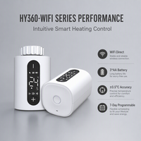 Tuya Wifi inalámbrico inteligente Trv Válvula de radiador programable HYSEN termostato de Calefacción Automática