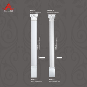<span class=keywords><strong>Columnas</strong></span> de Interior planas de PU para casa, diseños de pilares decorativos a la venta - Product Image 5