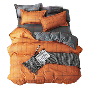 Geometrica e del fumetto di stampa 100% poliestere trapunta piumino da letto copertura lenzuolo e federa set di biancheria da letto - Product Image 1