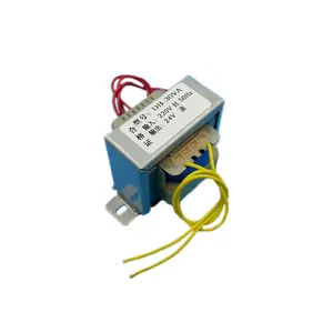 Taidacent transformador de potência de áudio, transformador de áudio tipo quadrado ei66 220 380v a 6 9 12 15 18 24v transformador de cobre de fase única 30w