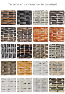 تخفيضات كبيرة على تصميم بسيط بي راتان إطار معدني قابل للتعديل مسند ظهر مقاوم للماء كراسي حمام سباحة متسكع الشمس - Product Image 6