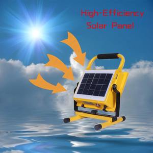 <span class=keywords><strong>Projecteur</strong></span> <span class=keywords><strong>LED</strong></span> solaire portable IP65 tout-en-un à corps en aluminium avec flash d'urgence pour le sauvetage d'urgence sur les chantiers de construction en plein air - Product Image 6