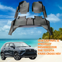 Convient pour TOYOTA YARIS CROSS HEV 2022 + avec des tapis de voiture de protection tous temps