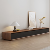 Nouvelle Conception 2025 Meuble TV et Table Basse de Luxe Haut de Gamme pour Appartement Panneau Style Autoportant Accessible