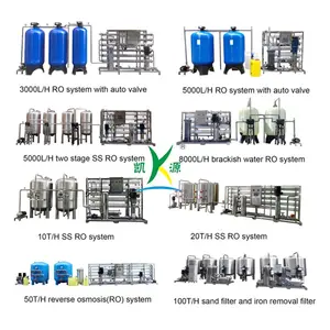 Sistema de purificación de agua salada, RO-100m3/d para extracción de salinidad de pozo de plantas agrícolas
