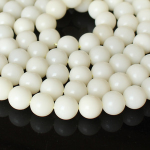 Bracelet en racine de Bodhi en jade blanc, 108 perles rondes, bijoux unisexes, cérémonies religieuses, style ethnique, Hangzhou - Product Image 2