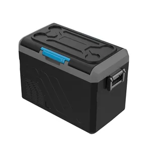 New 32L Small Car Outdoor Camping Single Zone with Battery Operated 12V Compressor Cooler Box Refrigerator