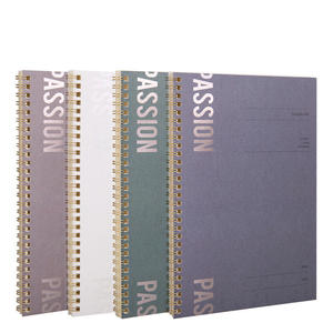 Carnet à spirales avec couverture en papier kraft B5 A5 A6, fabricant chinois, impression personnalisée, agenda, journal - Product Image 5