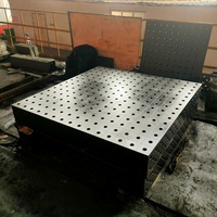 Table de soudage 3D nitrurée avec surface anti-éclaboussures et grille de traçage pour un travail de soudage de l'acier propre et précis