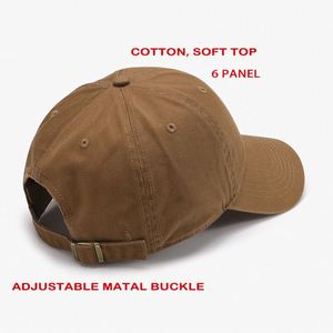 Gorras de Béisbol de Algodón Lavado de Alta Calidad, Gorras Deportivas para Correr y Hacer Ejercicio al Aire Libre, Gorras de 6 Paneles Bordadas Personalizadas, Gorra Estilo Dad Hat - Product Image 3