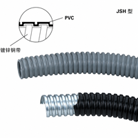 3/4 Zoll Edelstahl-Drahtgeflecht PVC-Beschichtung Wasserdichtes Flexibles Leichtgewichtiges Metallkabelrohr