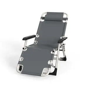 OEM 맞춤형 레저 비치 베드 야외 가구 수영장 해변 사용 설치 무료 라운지 의자