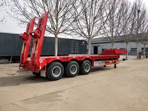 Low Prices Truck Trailers Low Bed Semi Trailer Gooseneck Lowboy Trailers