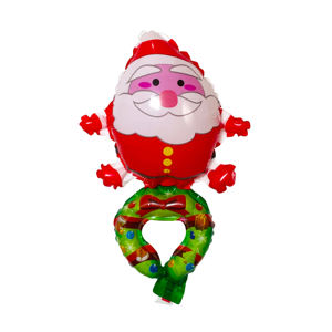 नए क्रिसमस ब्रेसलेट बैलून सटा क्लॉस पुनर्जन्म वाली कलाई पार्टी सजावट वातावरण एल्यूमीनियम फिल्म बैलून - Product Image 3