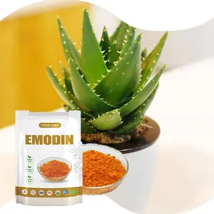 Venda quente extrato natural de aloe vera em pó aloe-emodin 95% 98% fornecimento saco de 100g Aloe emodin