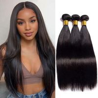 Lot de Cheveux Humains Vierges Indiens 30 Pouces – Vente en Gros, Lisses Naturels, Cuticules Alignées pour Tissage