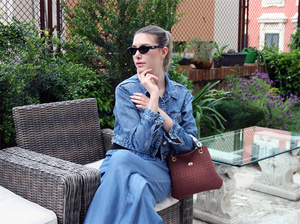 Borsa artigianale di grande qualità in PVC e cotone materiali da donna Mini borsa di personalizzazione per la Base - Product Image 6