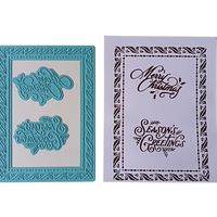 Matrices de découpe en métal pour scrapbooking, album, cartes en papier, artisanat