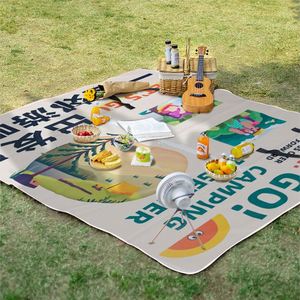 2025 New Arrival Outdoor Mat Waterproof Oxford Cloth Tote Bag Foldable <b>Picnic</b> <b>Blanket</b> With Zipper - Product Image 5