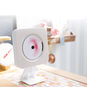 Lecteur <span class=keywords><strong>CD</strong></span> mural style vinyle rétro, haut-parleur Bluetooth avec entrée USB, carte TF et AUX, idéal pour la maison, le salon ou comme cadeau – Vente Flash - Product Image 5