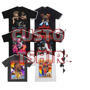 เสื้อยืดผู้ชายพิมพ์ลายสกรีนแบบเรียบกล่องสไตล์วินเทจผ้าคอตตอนสีเทาสีเทาหรูหราสีดำซีดกรด - Product Image 3