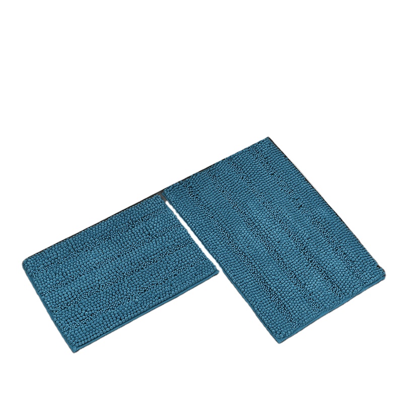 Роскошный нескользящий коврик 50x80 см из синели, набор ковриков для ванной