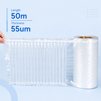 Rollo de Película de Embalaje Autoadhesiva con Columnas de Aire Inflables para Envíos de Comercio Electrónico