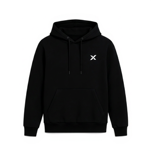 Sweat-shirts en coton 100% personnalisés pour hommes X Sports City, ajustables avec œillets métalliques, poche kangourou, poignets et ourlet côtelés, cordon de serrage durable - Product Image 1
