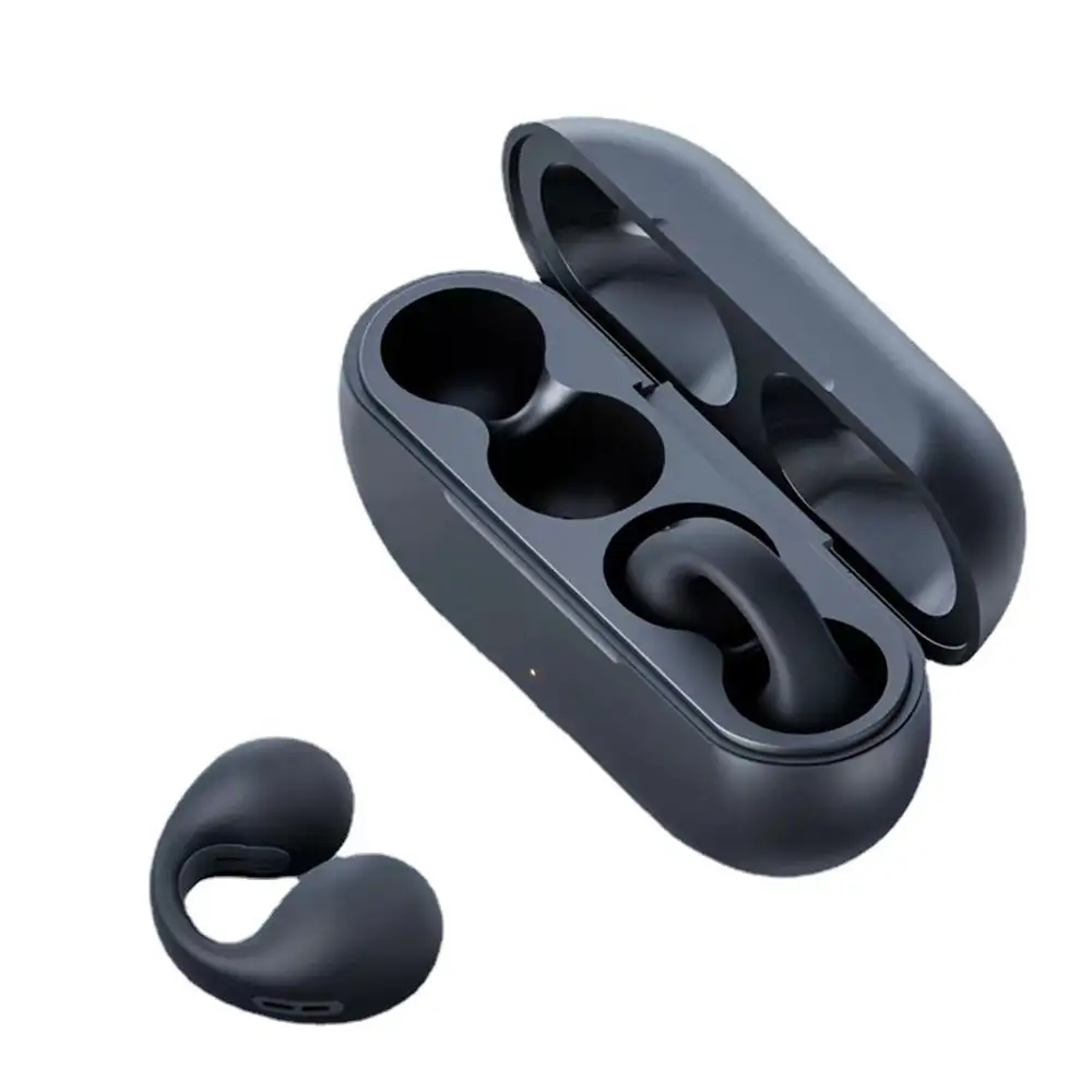 T7500 Earphone nirkabel konduksi tulang TWS bebas genggam headphone olahraga tahan air earbud lari Gym h10 untuk Ambie