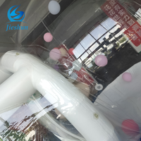 Tente gonflable de jardin de bulle de dôme en cristal gonflable géant Transparent commercial avec la maison gonflable de bulle de ballons extérieurs