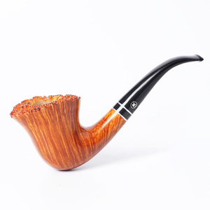 MUXIANG Briar Wood Smoking Pipe Bent Type Tobacco Pipe For Men - Product Image 5